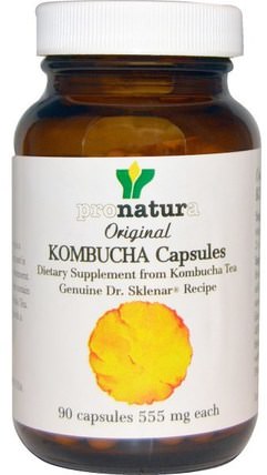 Kombucha Capsules, 555 mg, 90 Capsules by Pronatura, 補品，康普茶 HK 香港