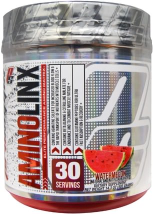 AminoLinx Elite Performance Amino Matrix, Watermelon, 14.3 oz (405 g) by ProSupps, 運動，鍛煉，運動 HK 香港
