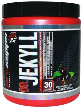 Dr. Jekyll, Intense Pump Pre Workout, Berry Blast, 11.5 oz (327 g) by ProSupps, 運動，鍛煉 HK 香港