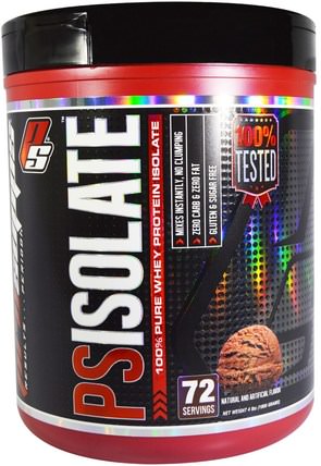 PSIsolate, 100% Pure Whey Protein Isolate, Chocolate, 4 lbs (1800 g) by ProSupps, 補充劑，乳清蛋白 HK 香港