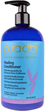 Healing Conditioner, 16 fl oz (473 ml) by Pura Dor, 洗澡，美容，護髮素 HK 香港