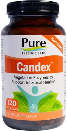 Candex, 120 Veggie Caps by Pure Essence, 健康，念珠菌 HK 香港