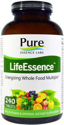 LifeEssence, Multivitamin & Mineral, 240 Tablets by Pure Essence, 維生素，多種維生素 HK 香港