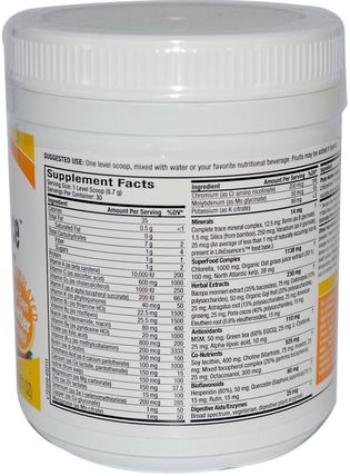 LifeEssence Powder, Energizing Whole Food Multiple, 9.21 oz (261 g) by Pure Essence, 維生素，多種維生素 HK 香港