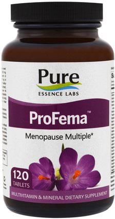 ProFema, Menopause Multiple, 120 Tablets by Pure Essence, 維生素，女性多種維生素，更年期 HK 香港