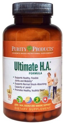 Ultimate H.A. Formula, 90 Capsules by Purity Products, 健康，女性，透明質酸，哈 HK 香港