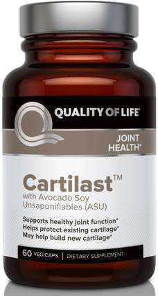 Cartilast, 60 Vegicaps by Quality of Life Labs, 健康，骨骼，骨質疏鬆症，關節健康 HK 香港