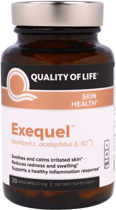 Exequel, 21 mg, 30 Veggie Caps by Quality of Life Labs, 健康，皮膚 HK 香港