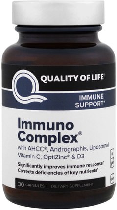 ImmunoComplex, 30 Capsules by Quality of Life Labs, 健康，感冒和病毒，免疫系統 HK 香港