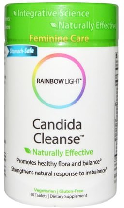 Candida Cleanse, 60 Tablets by Rainbow Light, 健康，排毒 HK 香港