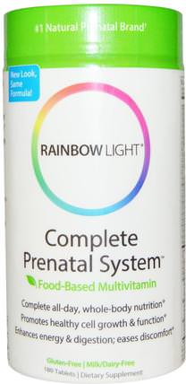 Complete Prenatal System, Food-Based Multivitamin, 180 Tablets by Rainbow Light, 維生素，產前多種維生素 HK 香港