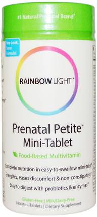 Prenatal Petite, Food-Based Multivitamin, 180 Mini-Tablets by Rainbow Light, 維生素，產前多種維生素 HK 香港