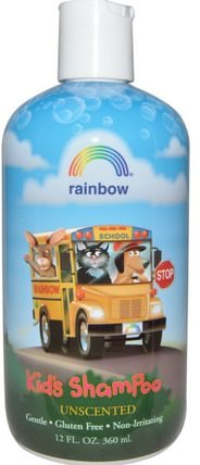 Kids Shampoo, Unscented, 12 fl oz (360 ml) by Rainbow Research, 洗澡，美容，洗髮水 HK 香港