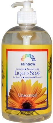 Liquid Soap, Unscented, 16 oz (480 ml) by Rainbow Research, 洗澡，美容，肥皂 HK 香港