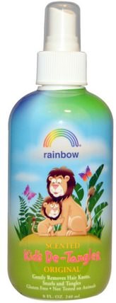 Original, Kids De-Tangler, Scented, 8 oz (240 ml) by Rainbow Research, 洗澡，美容，護髮素，兒童護髮素 HK 香港