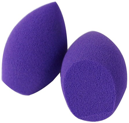 Limited Edition, 2 Miracle Mini Eraser Sponges, Purple, 2 Sponges by Real Techniques by Samantha Chapman, 洗澡，美容，化妝工具，化妝刷 HK 香港