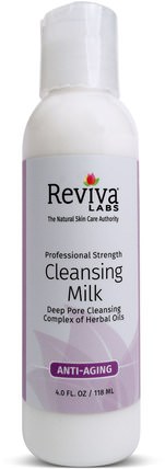 Cleansing Milk, 4 fl oz (118 ml) by Reviva Labs, 美容，面部護理，洗面奶 HK 香港