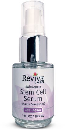 Stem Cell Serum, 1 fl oz (29.5 ml) by Reviva Labs, 美容，面部護理，面霜，乳液，健康，皮膚血清 HK 香港