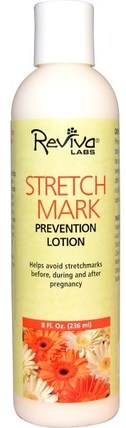 Stretch Mark Prevention Lotion, 8 fl oz (236 ml) by Reviva Labs, 洗澡，美容，潤膚露，懷孕 HK 香港