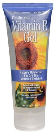 Vitamin E Gel, 7.5 fl oz (221 ml) by Robert Research Labs, 健康，皮膚，維生素E油霜 HK 香港