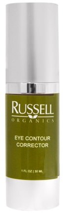 Eye Contour Corrector, 1 fl oz (30 ml) by Russell Organics, 美容，眼霜，面部護理，皮膚 HK 香港