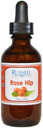 Rose Hip Oil, 2 fl oz (60 ml) by Russell Organics, 沐浴，美容，香薰精油，玫瑰果籽油，健康，皮膚血清 HK 香港