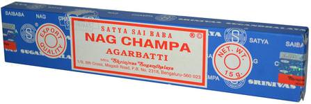 Satya, Nag Champa Agarbatti Incense, 10 Sticks, (15 g) by Sai Baba, 洗澡，美容，香薰精油，香 HK 香港