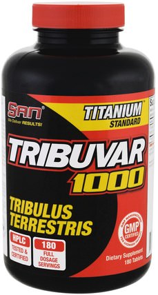 Tribuvar 1000, 180 Tablets by SAN Nutrition, 聖營養，體育 HK 香港