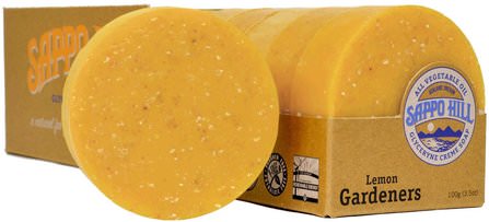 Glyceryne Cream Soap, Lemon Gardeners, 12 Bars, 3.5 oz (100 g) Each by Sappo Hill, 洗澡，美容，肥皂 HK 香港