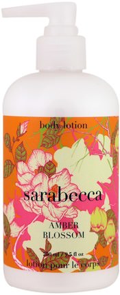 Body Lotion, Amber Blossom, 9.5 fl oz (280 ml) by Sarabecca, 健康，皮膚，潤膚露 HK 香港