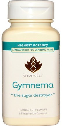 Gymnema, 60 Veggie Caps by Savesta, 草藥，健身房 HK 香港