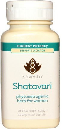 Shatavari, 60 Vegetarian Capsules by Savesta, 草藥，shatavari，婦女 HK 香港
