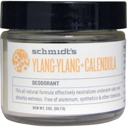 Ylang-Ylang + Calendula, 2 oz (56.7 g) by Schmidts Natural Deodorant, 洗澡，美容，除臭劑 HK 香港