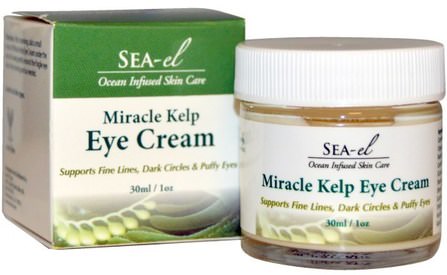 Miracle Kelp Eye Cream, 1 oz (30 ml) by Sea el, 美容，眼霜 HK 香港