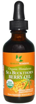 Sea Buckthorn Berry Oil, Intensive Cellular Care, 1.76 oz (52 ml) by SeaBuckWonders, seabuckwonders，omega-7 HK 香港