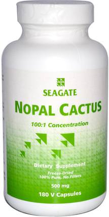 Nopal Cactus, 180 Veggie Caps by Seagate, 健康，血糖，胭脂仙人掌（仙人掌仙人掌） HK 香港