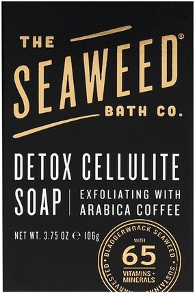 Detox Cellulite Soap, 3.75 oz (106 g) by Seaweed Bath Co., 洗澡，美容，肥皂 HK 香港