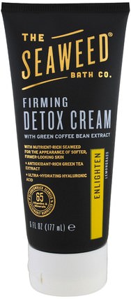 Firming Detox Cream, Enlighten, Lemongrass, 6 fl oz (177 ml) by Seaweed Bath Co., 美容，面部護理 HK 香港