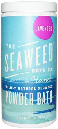 Wildly Natural Seaweed Powder Bath, Lavender, 16.8 oz (476 g) by Seaweed Bath Co., 洗澡，美容，摩洛哥浴鹽，浴鹽 HK 香港