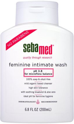 Feminine Intimate Wash, 6.8 fl oz (200 ml) by Sebamed USA, 健康，女人，女人 HK 香港