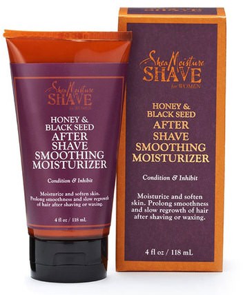 Shave for Women, After Shave Smoothing Moisturizer, Honey & Black Seed, 4 fl oz (118 ml) by Shea Moisture, 洗澡，美容，剃須，剃須後 HK 香港