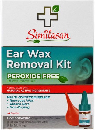 Ear Wax Removal Aid, 0.33 fl oz (10 ml) by Similasan, 補品，順勢療法，聽力耳鳴和耳鳴 HK 香港