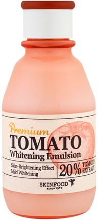 Premium Tomato Whitening Emulsion, 140 ml by Skinfood, 洗澡，美容，面部調色劑 HK 香港