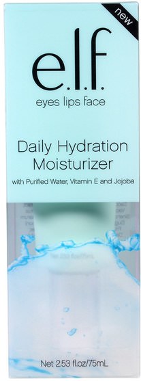 皮膚護理 - E.L.F. Cosmetics, Daily Hydration Moisturizer, 2.53 fl. oz (75 ml)