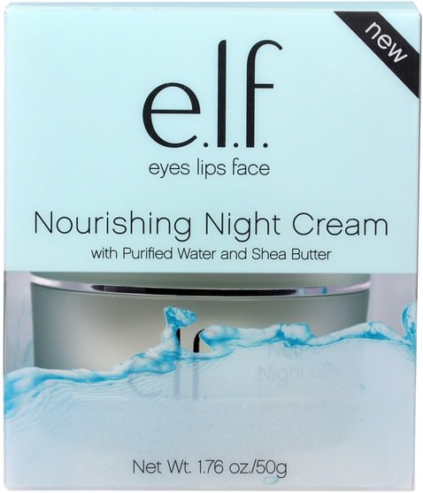 皮膚護理 - E.L.F. Cosmetics, Nourishing Night Cream, 1.76 oz (50 g)