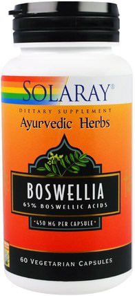 Boswellia, 450 mg, 60 Veggie Caps by Solaray, 健康，女性，boswellia HK 香港