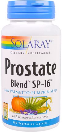 Prostate Blend SP-16, 100 Veggie Caps by Solaray, 健康，男人，前列腺 HK 香港