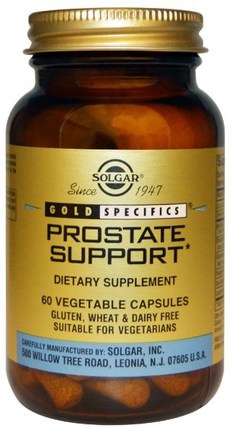 Gold Specifics, Prostate Support, 60 Vegetable Capsules by Solgar, 健康，男人，前列腺 HK 香港