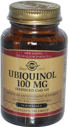 Ubiquinol (Reduced CoQ10), 100 mg, 50 Softgels by Solgar, 健康 HK 香港