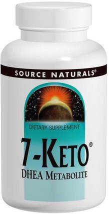 7-Keto, DHEA Metabolite, 50 mg, 60 Tablets by Source Naturals, 補充劑，7-keto，dhea HK 香港